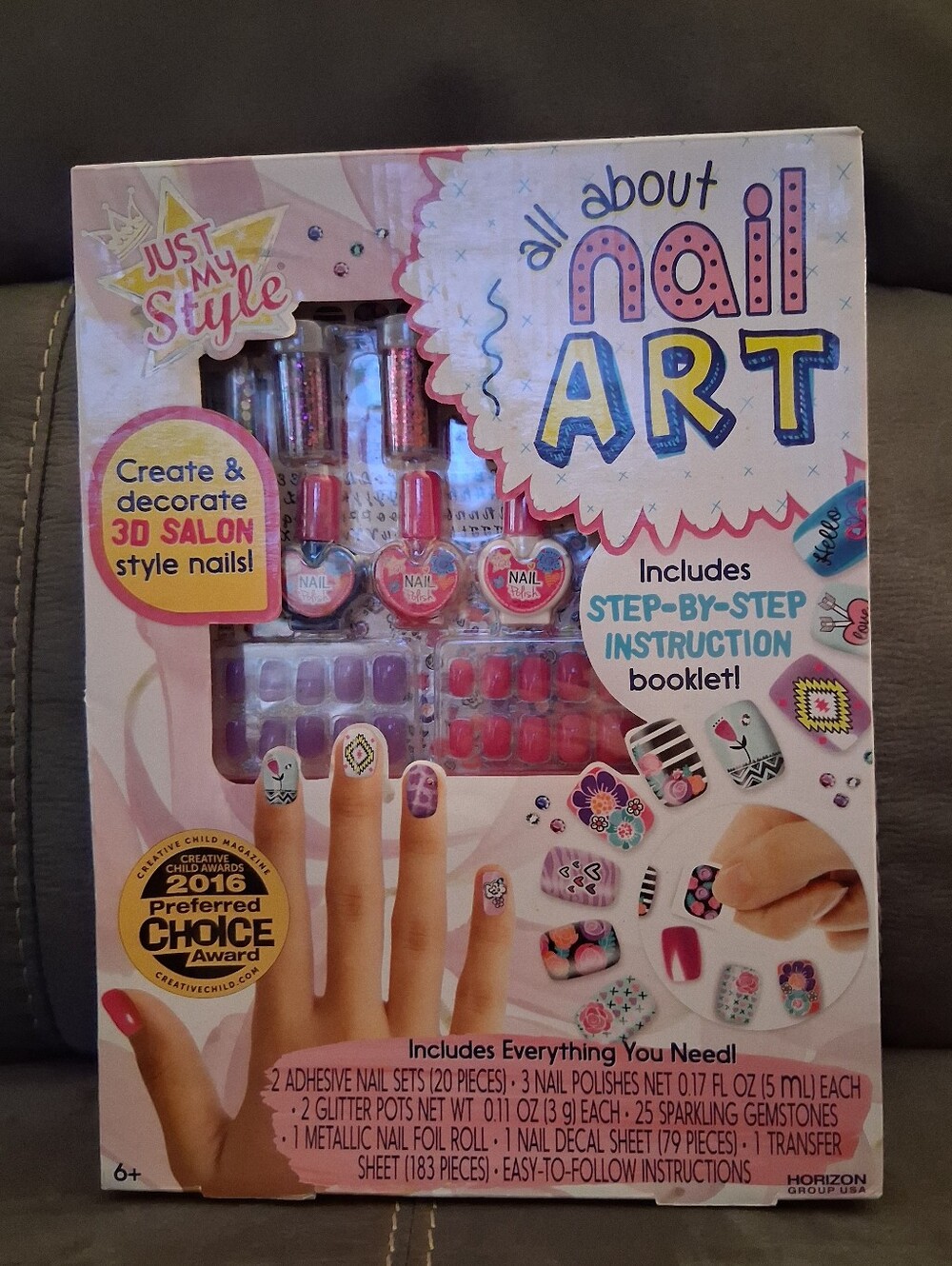 Just My Style All About Nail Art Kit - Pink